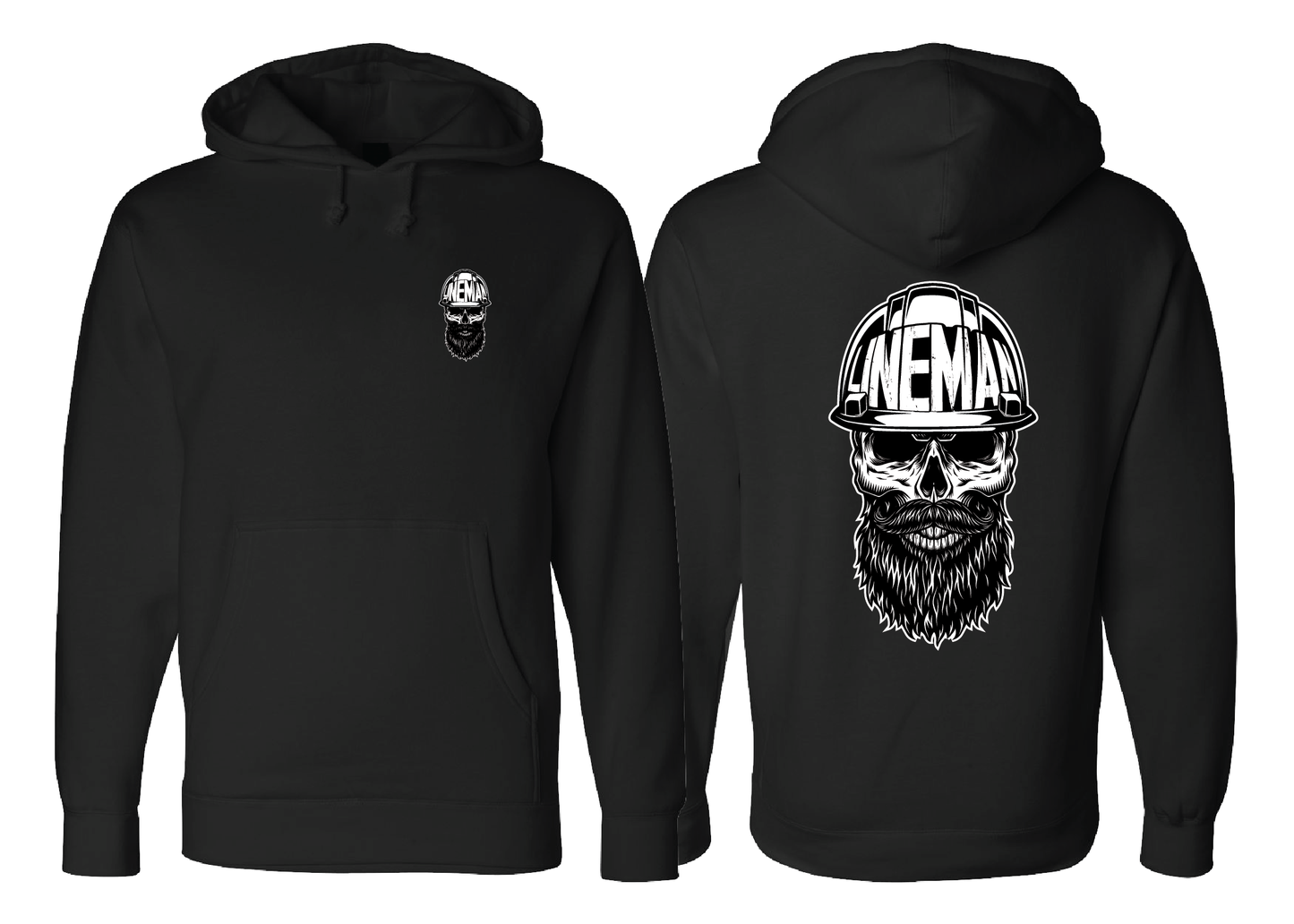 Bearded Skull Lineman Sweatshirt