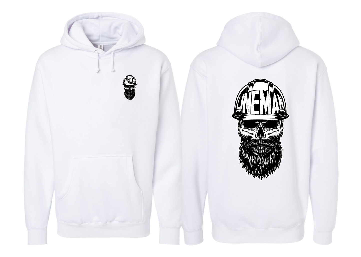 Bearded Skull Lineman Sweatshirt